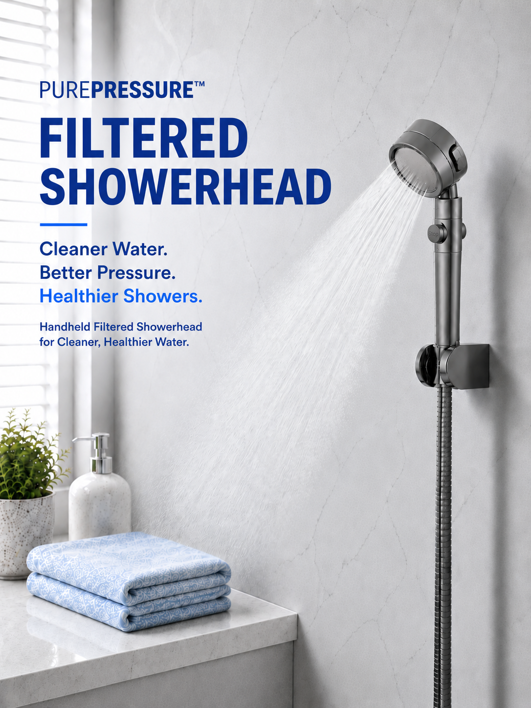 PurePressure™ Filtered Showerhead