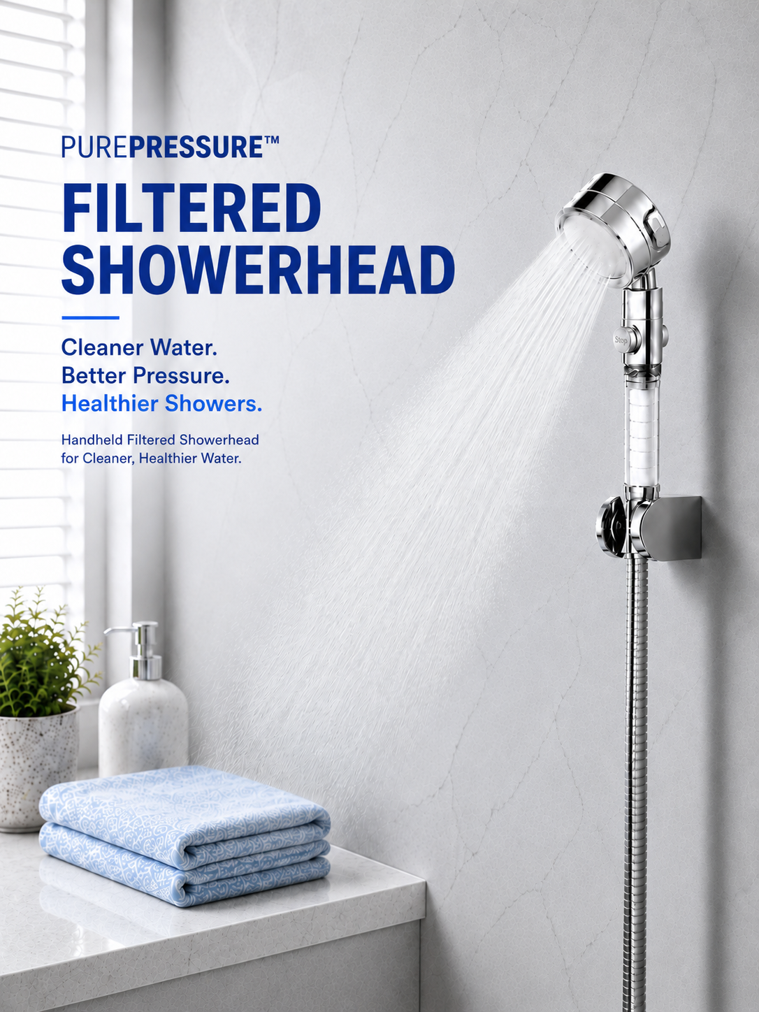 PurePressure™ Filtered Showerhead