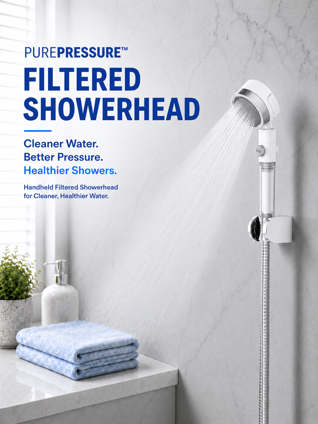 PurePressure™ Filtered Showerhead